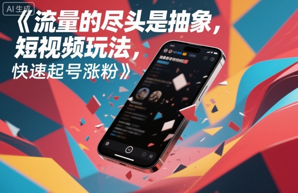 流量的尽头是抽象,抽象新奇特短视频玩法,快速起号涨粉-云网创