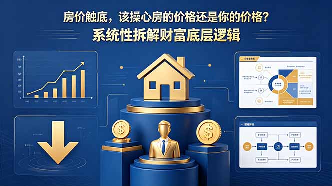 付费文章：房价触底，该操心房的价格还是你的价格？系统性拆解财富底层逻辑-优优云网创