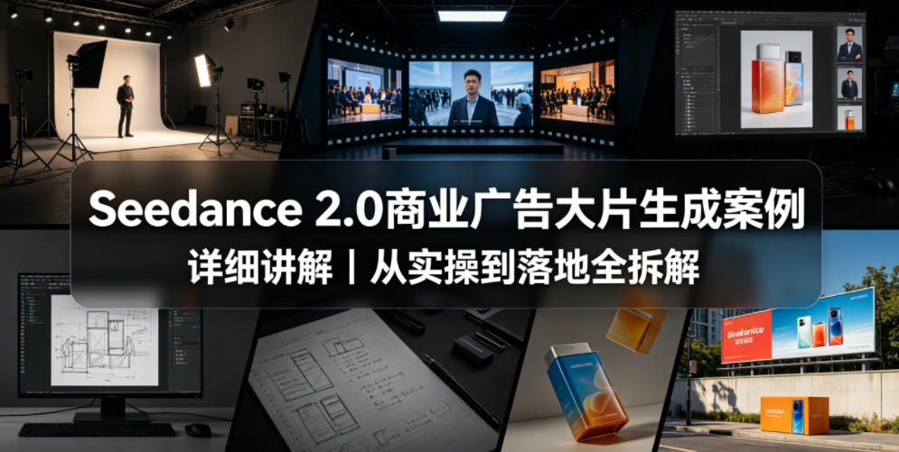 Seedance 2.0商业广告大片生成案例详细讲解｜从实操到落地全拆解-优优云网创