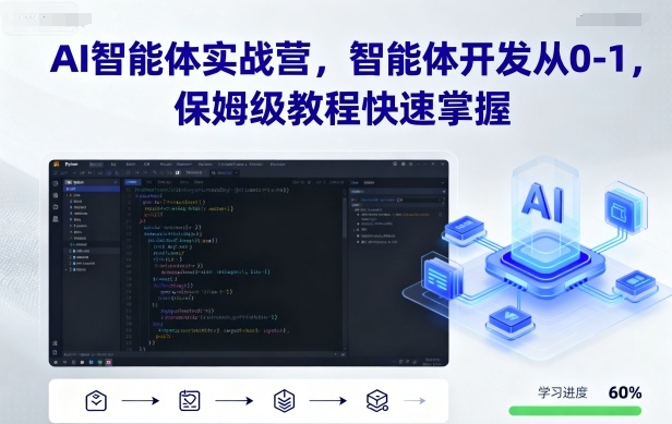 test AI智能体实战营,智能体开发从0-1,保姆级教程快速掌握-云网创