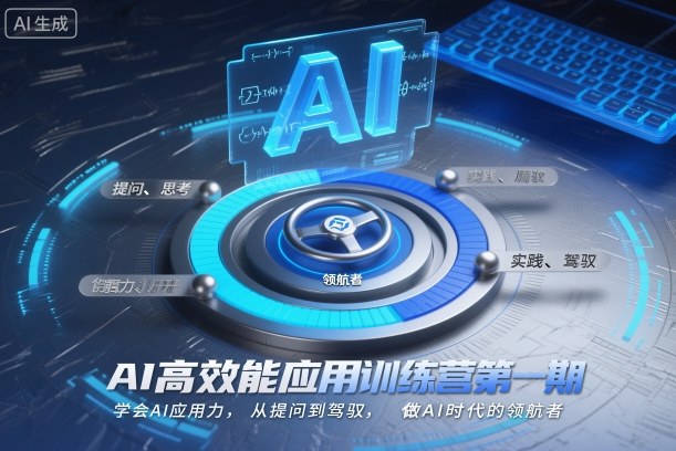 AI高效能应用训练营第一期，学会AI应用力，从提问到驾驭，做AI时代的领航者-焱冰网创资源库