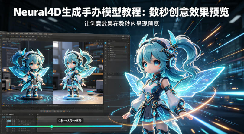 Neural4D生成手办模型教程，让创意效果在数秒内呈现预览-优优云网创
