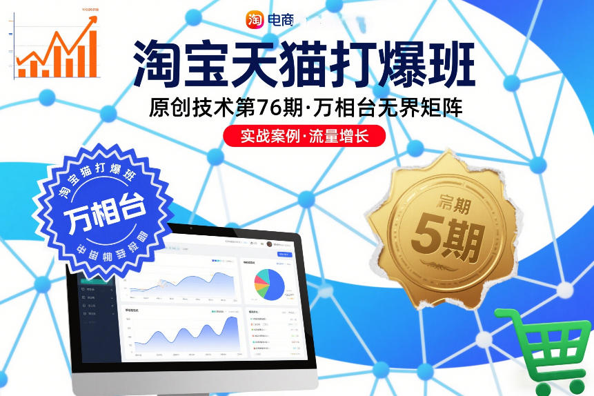 淘宝天猫打爆班原创技术第76期，万相台无界矩阵-优优云网创