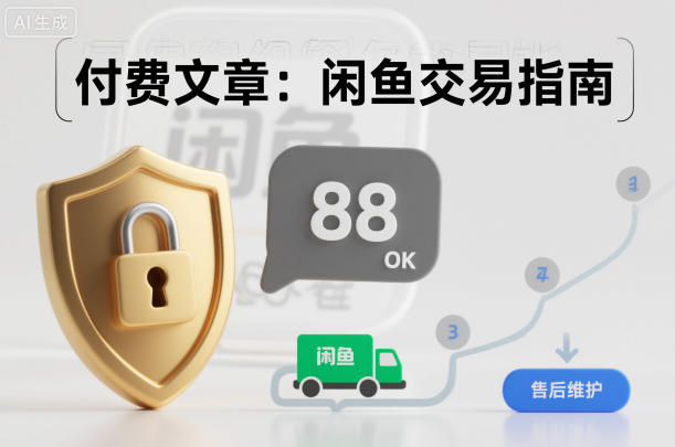 付费文章：闲鱼交易指南，怎么才能降低被坑被马扁的概率-爱创业网资源库