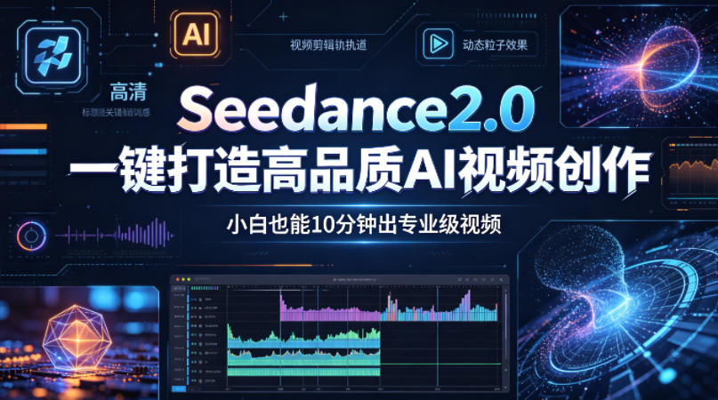 Seedance2.0一键打造高品质AI视频创作，小白也能10分钟出专业级视频-优优云网创