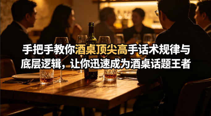 付费文章：手把手教你酒桌顶尖高手话术规律与底层逻辑，让你迅速成为酒桌话题王者(二十年全网独家经验分享)-优优云网创