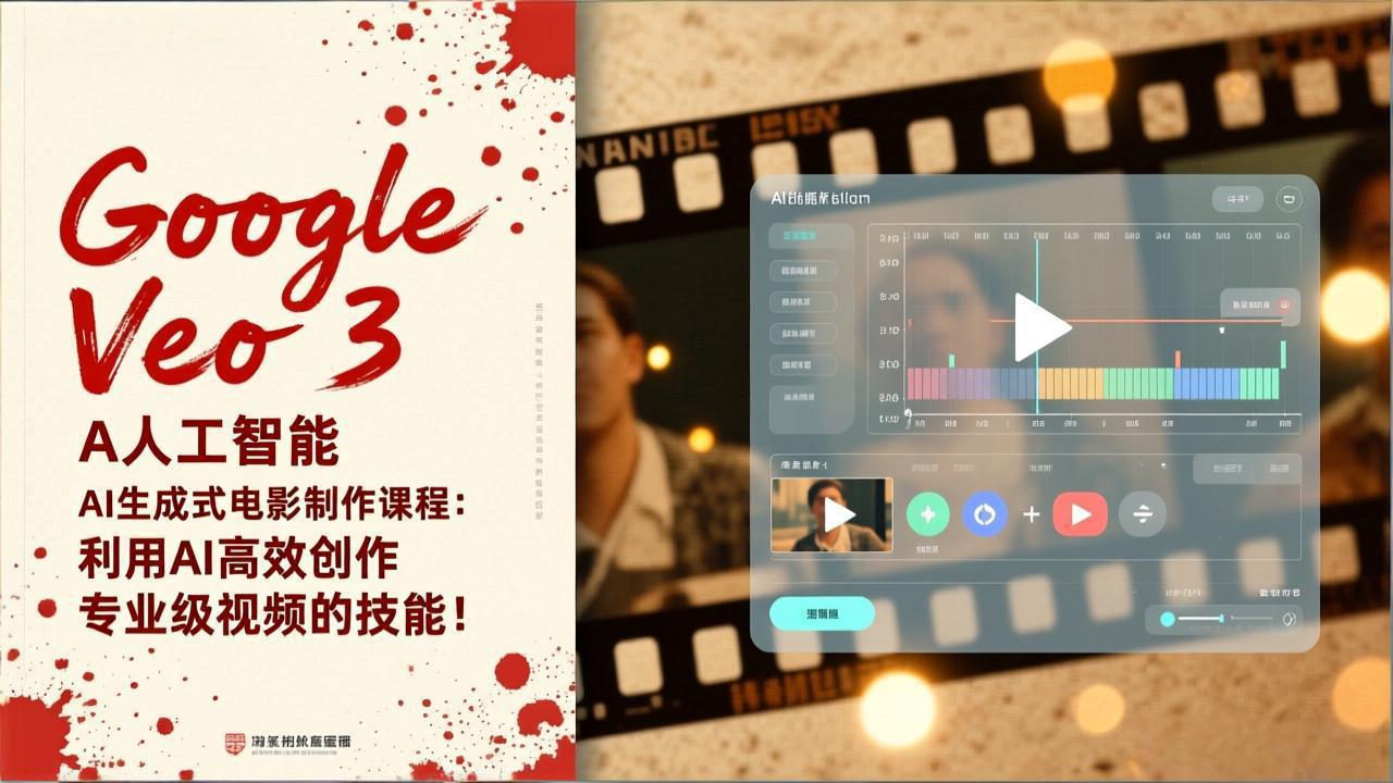 Google Veo 3人工智能AI生成式电影制作课程：利用AI高效创作专业级视频的技能！-优优云网创