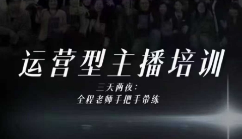 婉婉运营型主播培训线下课，主播四大能力，十小时线下录像+字幕，内容比线上课干-焱冰网创资源库