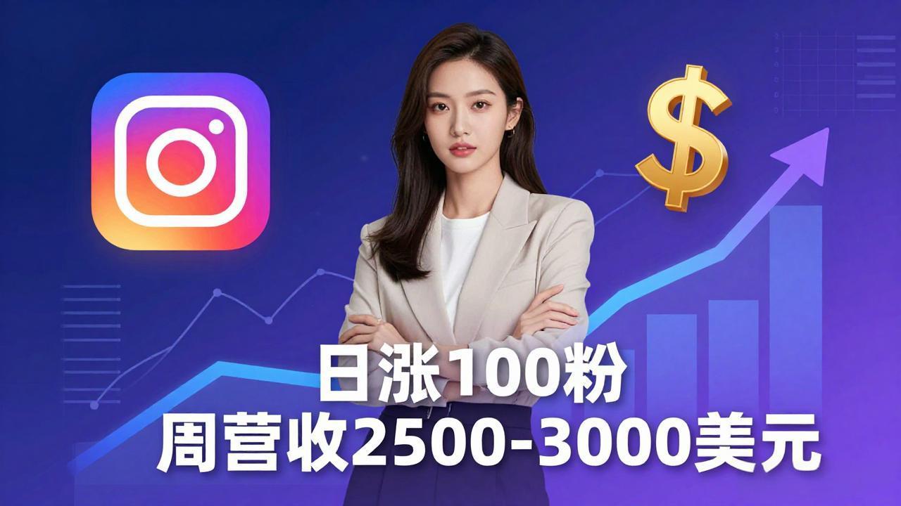 想做数字产品？Sheri亲授：日涨100粉、每周2500至3000美元的营收，Instagram躺着赚-优优云网创