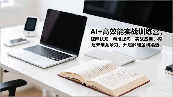 AI+高效能实战训练营，破除认知、精准提问、实战应用，构建未来竞争力，开启多维盈利渠道-焱冰网创资源库