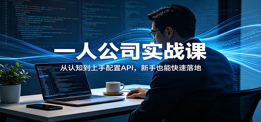 一人公司实战课:从认知到上手配置API,新手也能快速落地-优优云网创