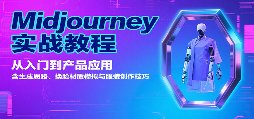 图片[1]-Midjourney实战教程：从入门到产品应用，含生成思路、换脸材质模拟与服装创作技巧-优优云网创