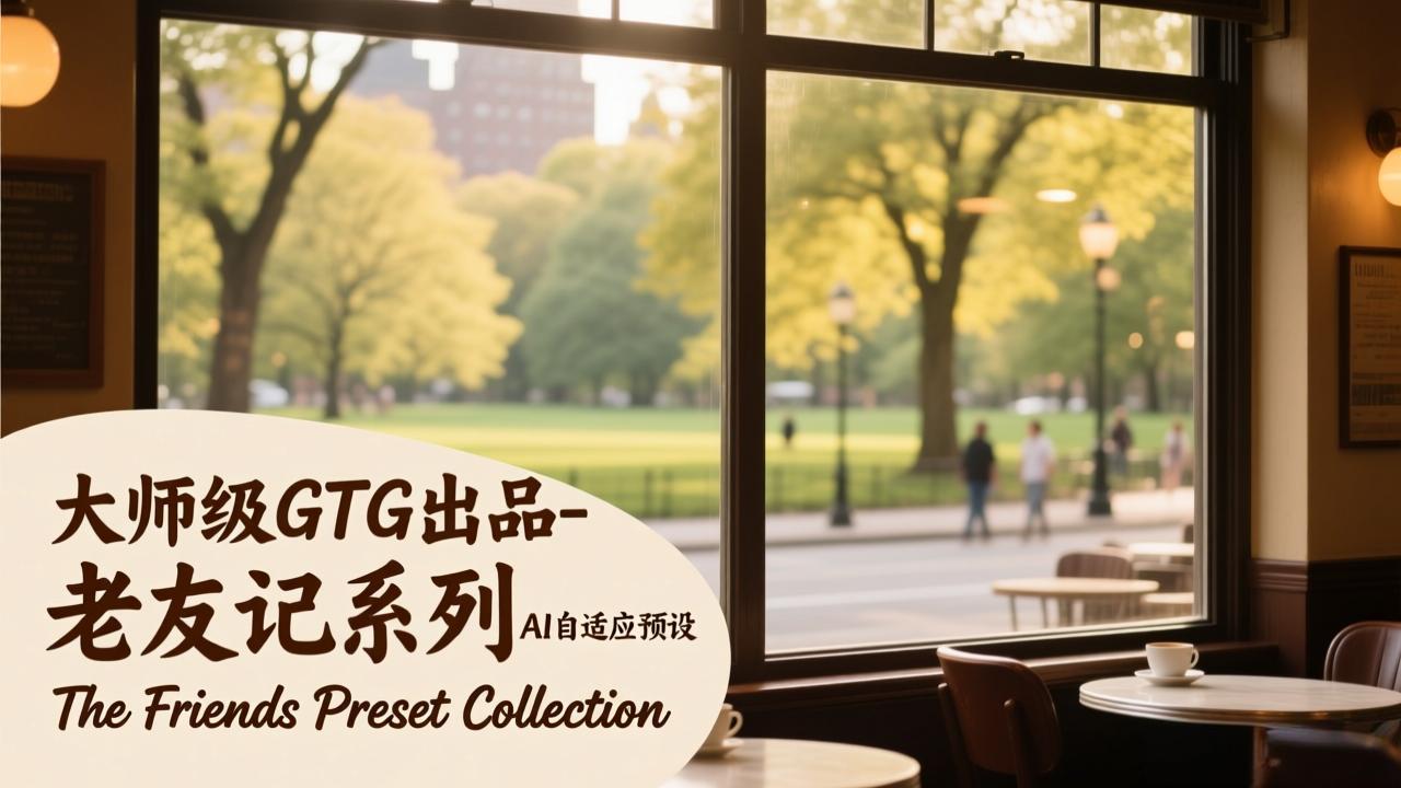 大师级GTG出品-老友记系列AI自适应预设The Friends Preset Collection-优优云网创
